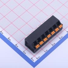 KFM736L-5.0-7P 弹簧式接线端子 5mm 每排P数:7 排数:1