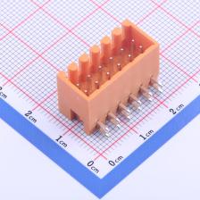 KF2EDGERC-3.5-2*6P 插拔式接线端子 板端/插座-闭口 3.5mm 排数: