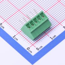 JL308-25405G01 螺钉式接线端子 2.54mm 排数:1 每排P数:5 直针