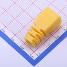 AMHTYE100 电线电缆和配件 超五类六类水晶头护套AMHTYE100 黄色