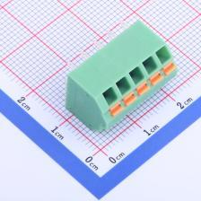 KF250NH-3.81-5P 弹簧式接线端子 3.81mm 每排P数:5 排数:1
