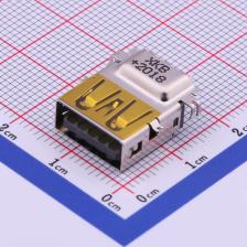 U221-041N-4BU05-FS USB连接器 Type-A 母座 沉板 板上2.49mm