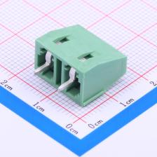 1717729 螺钉式接线端子 7.62mm 排数:1 每排P数:2 直针 可拼接