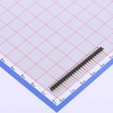 排针 C40D28 2mm 1x25P 方针 X4611WRS 卧贴 25I