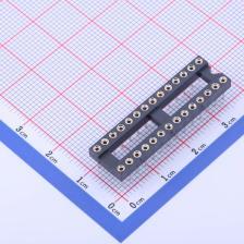 7110-30128SS0074T1 IC插座 2.54mm P数:28
