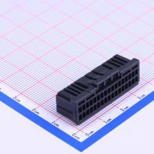 1-1827863-7 压线端子胶壳 2mm 2x17P