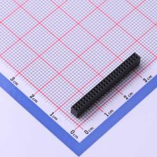 X1321FVS-2x25-C43D48 排母 1.27mm 2x25P