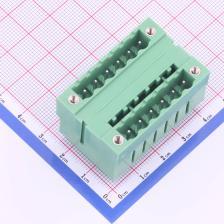 KF2EDGVHM-5.08-2*6P 插拔式接线端子 板端/插座-闭口 5.08mm 排