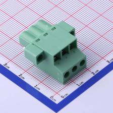DB2EKCM-5.08-3P-GN-S 插拔式接线端子 插头 5.08mm 排数:1 每排P