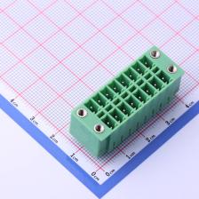 KF2EDGKVM-3.81-2*8P 插拔式接线端子 板端/插座-闭口 3.81mm 排