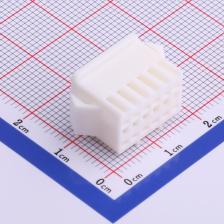 HX25022-2x6PN WH 压线端子胶壳 2.5mm 2x6P 公胶壳 白色