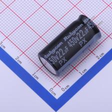 450PX22MEFCCE12.5X25 直插铝电解电容 22uF ±20% 450V