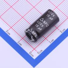 NFC 400V18 10*20 2.8LA 直插铝电解电容 18uF ±20% 400V