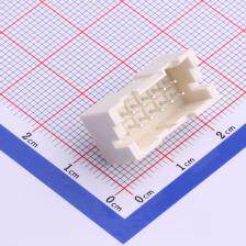 HX25068-12A 线对板/线对线连接器 2.5mm 2x6P 直插 镀锡 米黄