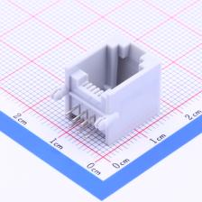 R-RJ11R06P-A800 以太网连接器(RJ45 RJ11) RJ11 电话插座 6P6C-