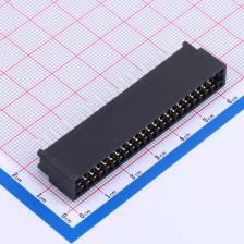 ED44BGFBK 金手指连接器 EDGE SLOT 2.54mm P数:44