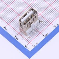 KH-AF90WJ-13.65JB-BCu USB连接器 Type-A 母座 弯插