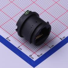 MJ88F-B111-ZPNLG1 以太网连接器(RJ45 RJ11) RJ45 直插 不带LED