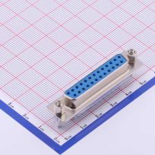 DS1034-25FUNSI44 D-Sub/DVI/HDMI连接器 D-Sub 母 P数:25 蓝色,