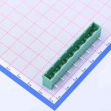 1766291 插拔式接线端子 板端/插座-闭口 7.62mm 排数:1 每排P数: