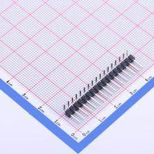 KH-2.54PH90-1X17P-L13.8 排针 2.54mm 1x17P 弯插 方针
