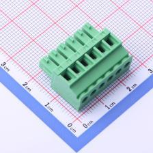 JL15EDGKA-38106G04 插拔式接线端子 插头 3.81mm 排数:1 每排P数