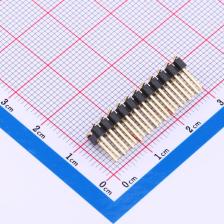 X6521WVS-2x11H-C60D74 排针 2.54mm 2x11P 立贴 方针