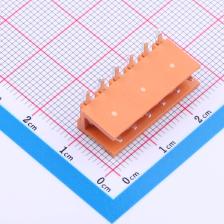 JL396R-39606O01 插拔式接线端子 3.96mm 排数:1 每排P数:6 橙色