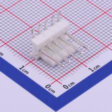 M2545R-05P 线对板/线对线连接器 2.54mm 1x5P 弯插