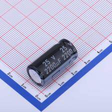 CG222MEC25B 直插铝电解电容 2200uF ±20% 25V