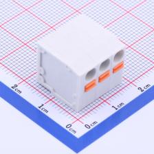 KF239-5.08-3P 弹簧式接线端子 5.08mm 每排P数:3 排数:1