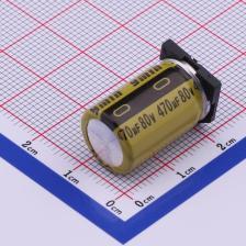 VKML2101K471MV 贴片型铝电解电容 470uF ±20% 80V