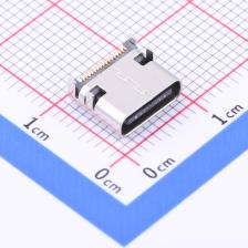 TYPE-C-31-M-08A USB连接器 Type-C 母座 卧贴