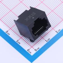 X12ADIWA3DY1027 以太网连接器(RJ45 RJ11) RJ45 弯插 不带LED 8P