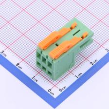 KF2EDGDJ-3.5-3P 插拔式接线端子 插头 3.5mm 排数:1 每排P数:3