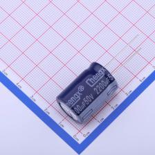 GR228M050L25RR0VZ2FP0 直插铝电解电容 2200uF ±20% 50V 紫高频