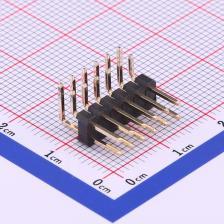 X6521WR-2x06H-C30D60 排针 2.54mm 2x6P 弯插 方针 镀金足1U