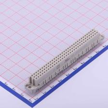 09032646825 YYC 板对板连接器 PIN：64 间距2.54mm 母 直插