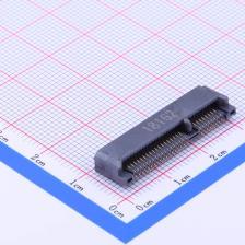 PCIE-52P40H 金手指连接器 mPCI-E 0.8mm P数:52