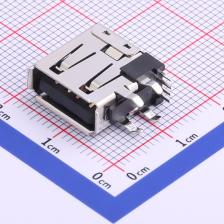 673298000 USB连接器 Type-A 母座 侧插