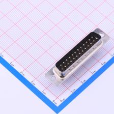 Z-SUBDPCM1021002 D-Sub/DVI/HDMI连接器 D-SUB DP-25P 针黑色 DP