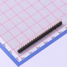 X6511WVS-23H-C60D48R1 排针 2.54mm 1x23P 立贴 方针