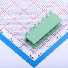 JL396R-39607G01 插拔式接线端子 3.96mm 排数:1 每排P数:7 绿色