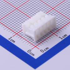 HX20016-10Y White 压线端子胶壳 2mm 2x5P 白色 公头