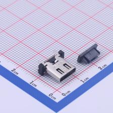 918-418K202AY40002 USB连接器 Type-C 母座 立贴 有柱双排LCP黑