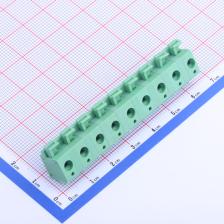 KF236-7.5-9P 弹簧式接线端子 7.5mm 每排P数:9 排数:1
