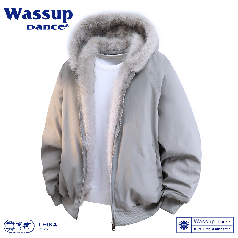 WASSUPDANCE美式复古座山雕外套