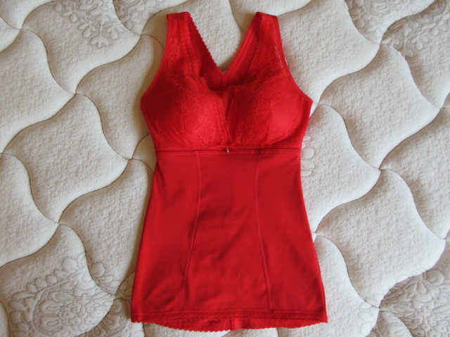 秋冬加绒外贸大红色新年本命年结婚塑型美体美背束腰产后恢复背心