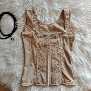 强压身材管理塑身腰背夹收腹束腰美体多排挂钩美背收胃背心带鱼骨