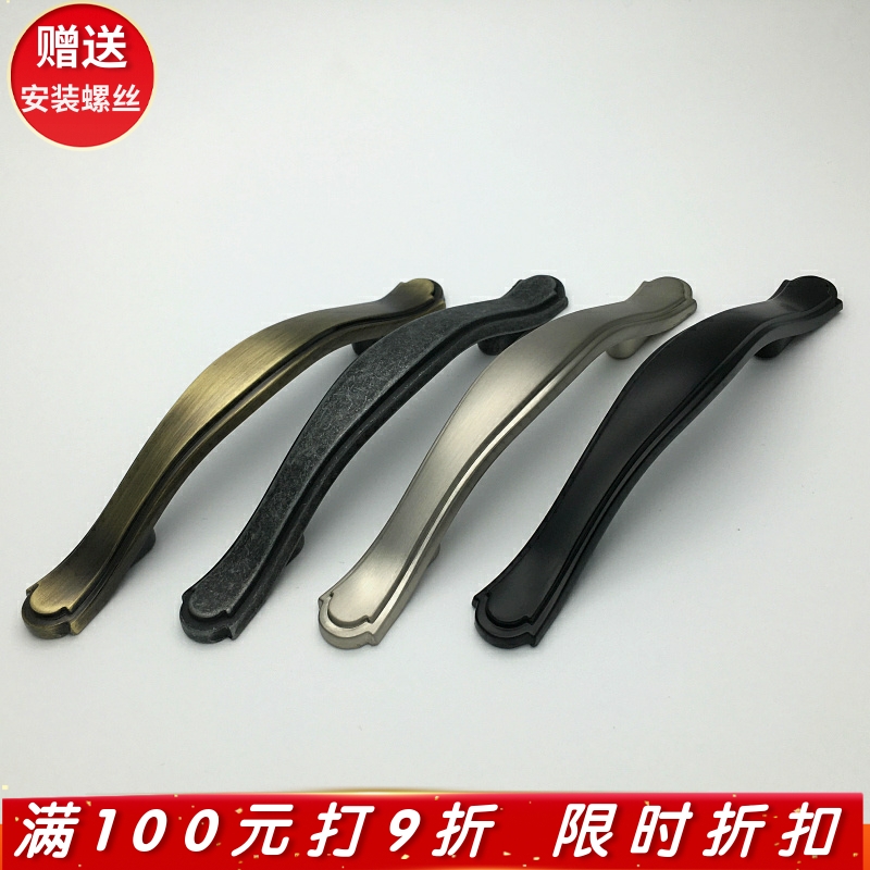 76mm现代简约风古铜色抽屉小拉手